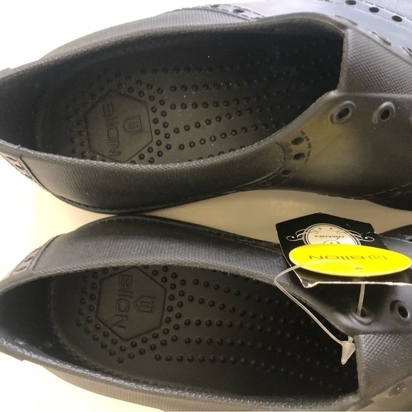 Biion Men's Black The Classics Oxford Golf Slip On Shoes Size M6/W8/EU40 - Picture 7 of 12